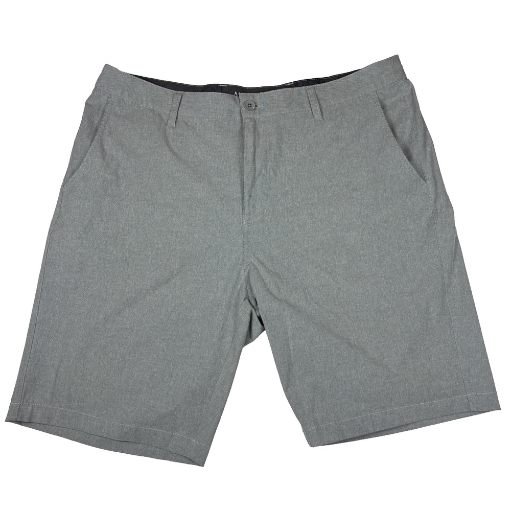 MATTE GREY HAUS OF GREY GOLF SHORTS LIGHT GRAY FLAT FRONT MEN'S SIZE 38